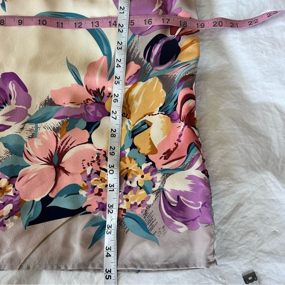 YUMI KIM x Anthropologie Silk Kimono Spring Floral Mini Dress S Empire Waist - Picture 10 of 11